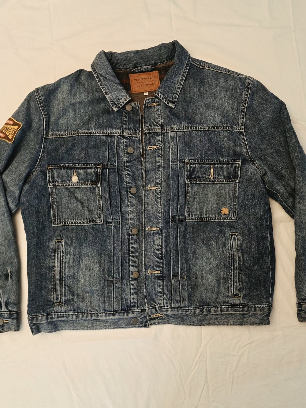 Yellowstone x Lucky Brand XXL Denim Jacket Dutton Ranch
